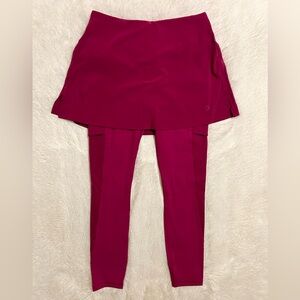 Lululemon 2 in 1 High Rise Tennis Skirt Leggings 25”